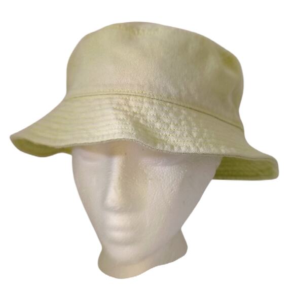Madewell Cotton Y2K Bucket Hat Chartreuse M/L - Picture 1 of 4